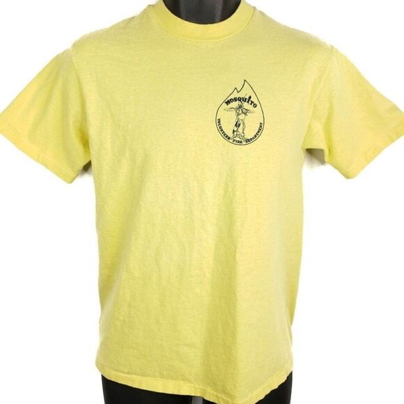 Mosquito Volunteer Fire Department T Shirt Vintage 80s Made In USA Mens Size Med - Picture 2 of 7